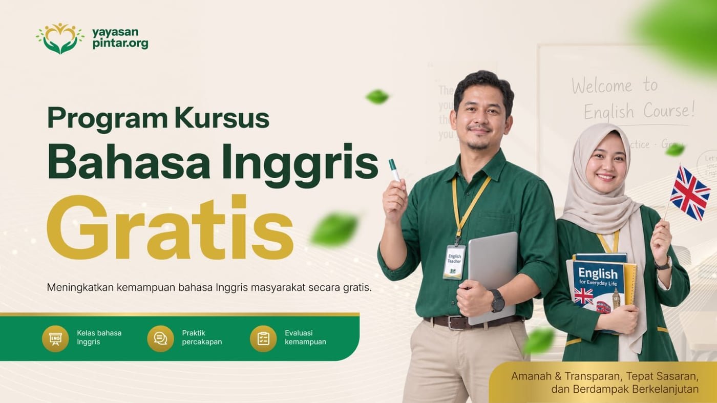 Program Kursus Bahasa Inggris Gratis